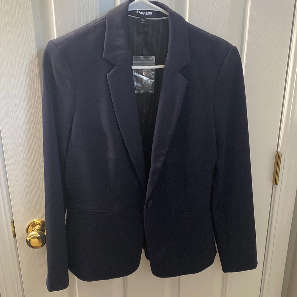 Express navy blazer NWT